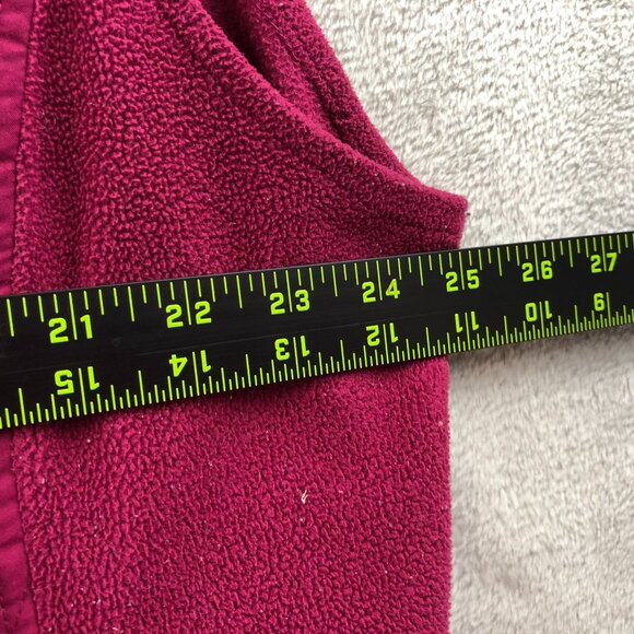 Columbia Womens Vest Jacket Size 2X Fleece Full Zip Stand Collar Winter Cozy Red - Picture 6 of 16